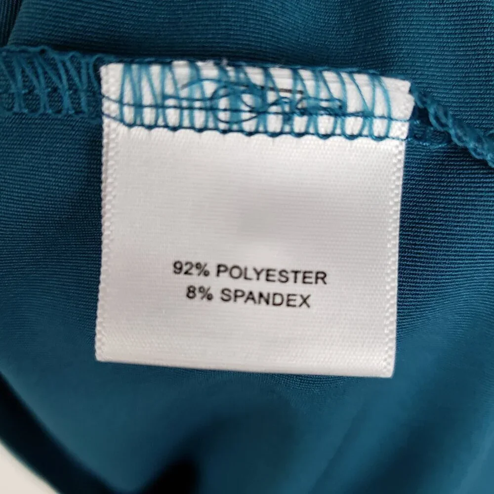 Peter Millar Summer Comfort Polo Shirt L Teal Ridge at Back Brook Golf Mens
